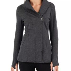 The North Face Wrap-Ture Yoga Tunic Jacket Sweater Asymmetric Zip-up, Size Small